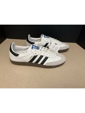 New! Mens Adidas Samba OG White/Black Athletic Shoes. Size 11. Awesome Shoes!